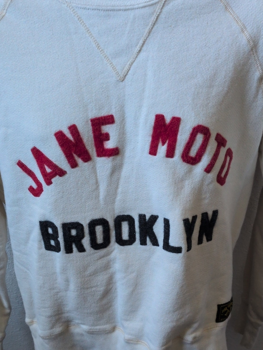 Off-white unisex Jane Motorcycles crewneck sweatshirt size m