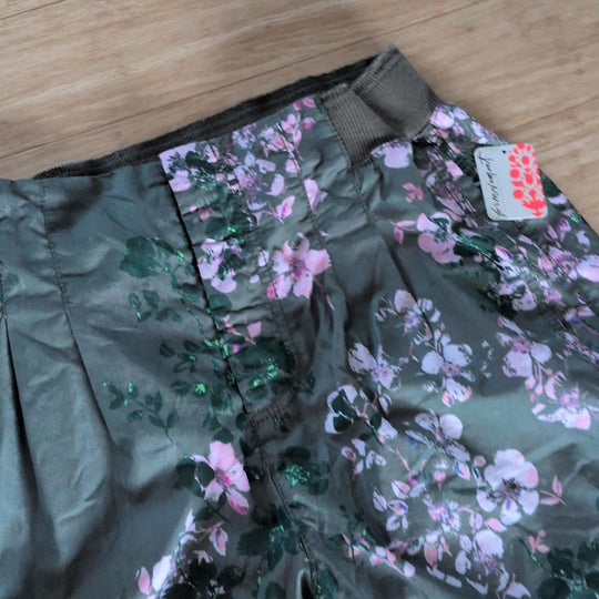 Free People Movement Mesmerize Me Pant In Green Pink Floral - Medium