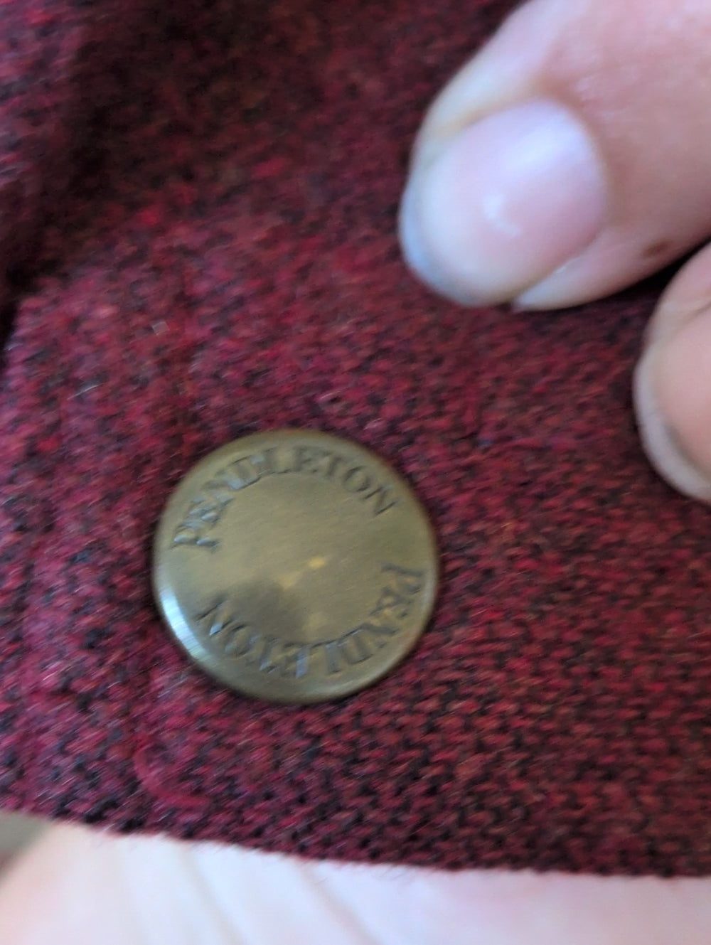 Pendleton Zion Stripe Wool Anorak size XL