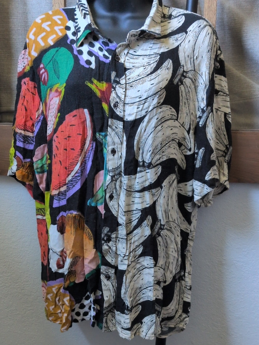 Rare Brazil Farm Rio Fruits Shirt "camisa frutalia farm" - Large