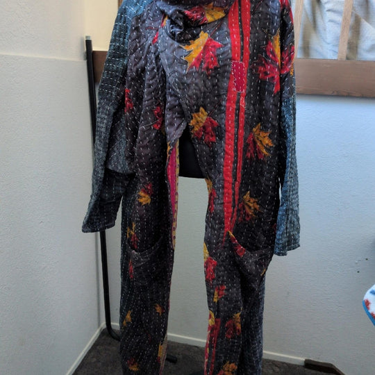 Kantha Bae Cowl Split Pullover - One Size