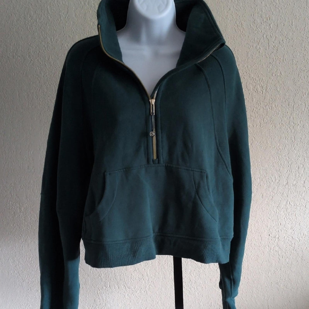 Lululemon Cropped Quarter Zip Sweater