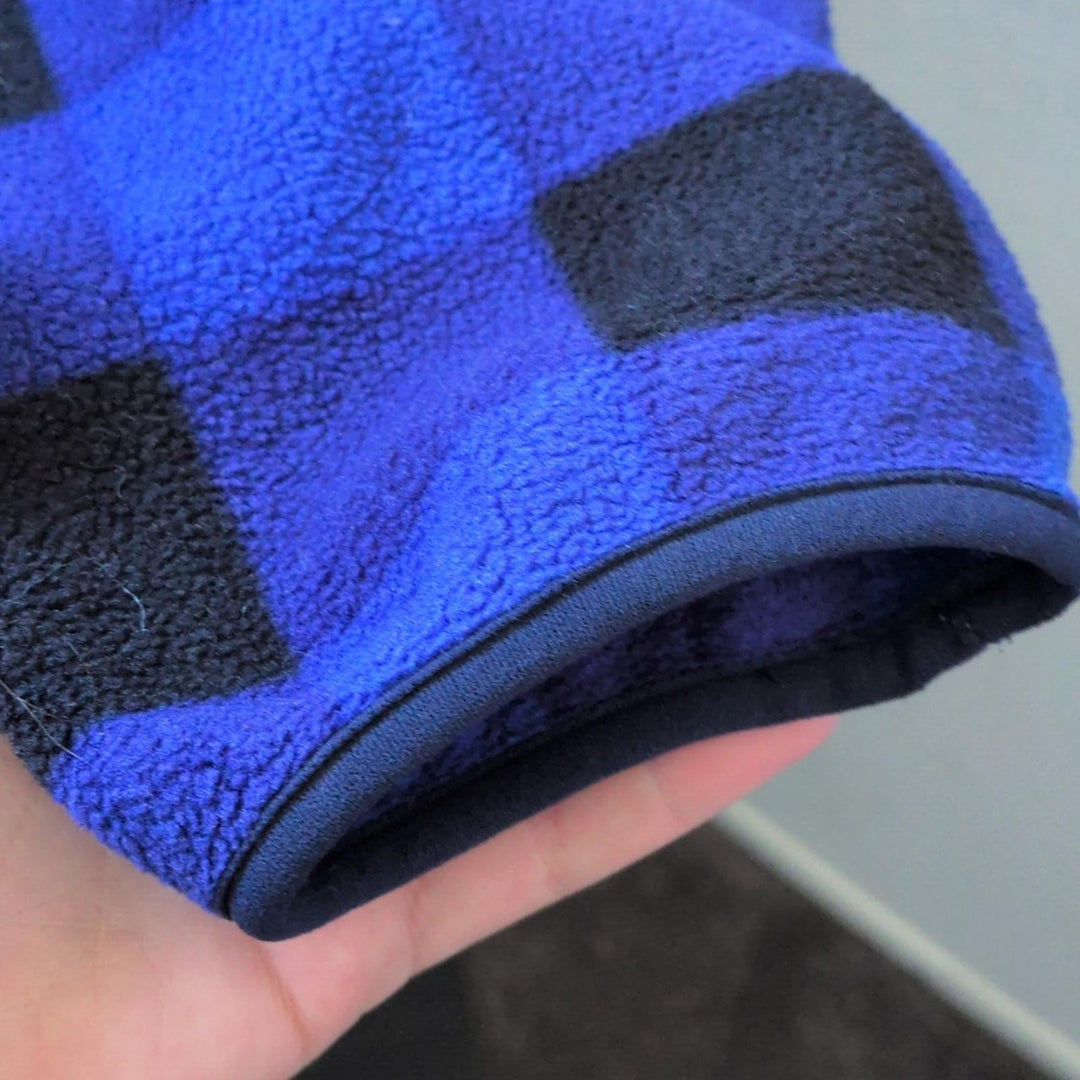 Patagonia Synchilla In Blue Plaid - Medium