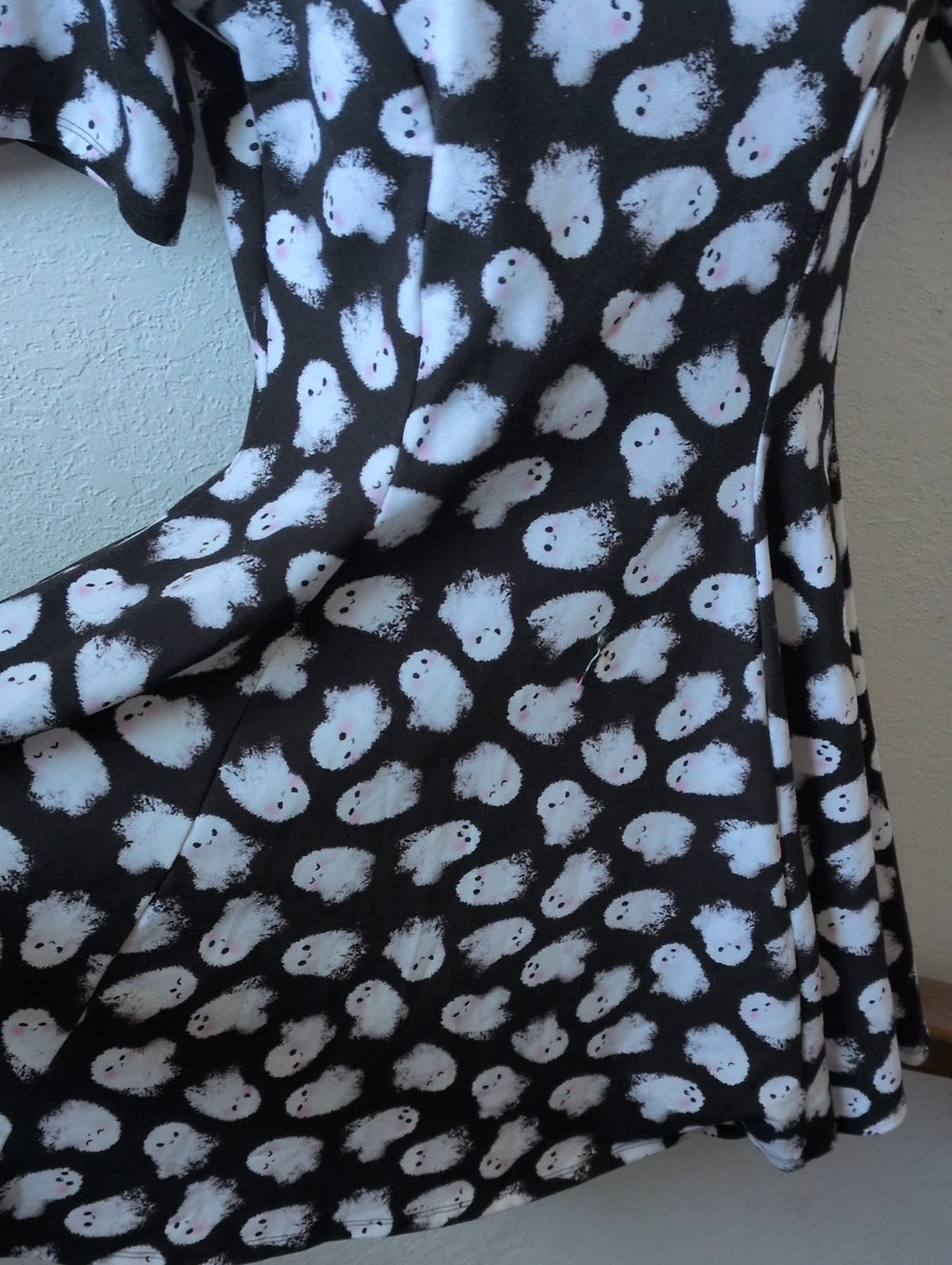 Ghosties Longline Evil Tee Dress by BlackMilk Clothing - Small