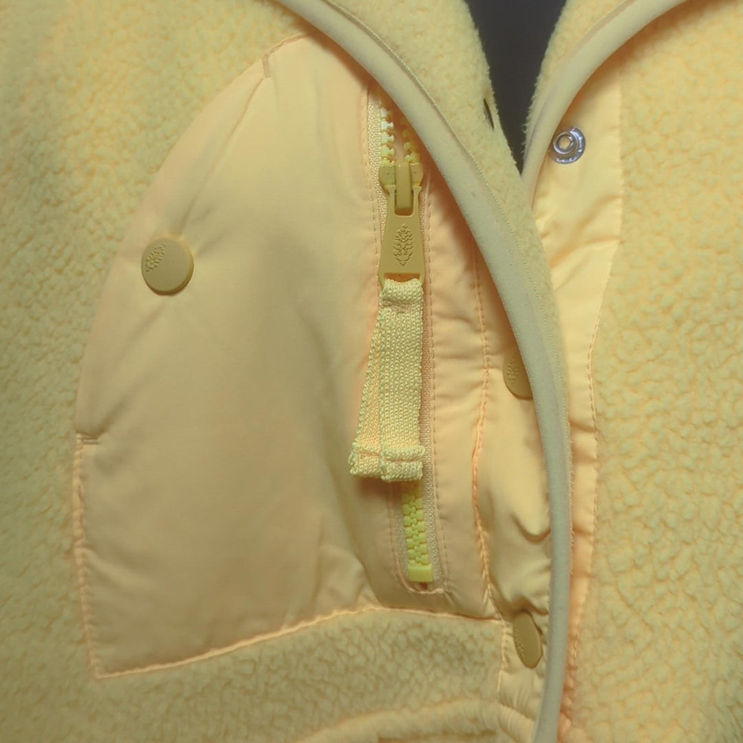 Free People Movement Yellow Hit The Slopes Jacket