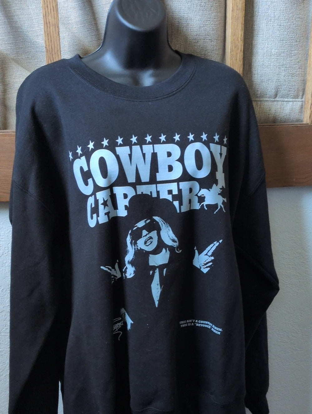 Beyonce Cowboy Carter Album Crew Sweater Size L