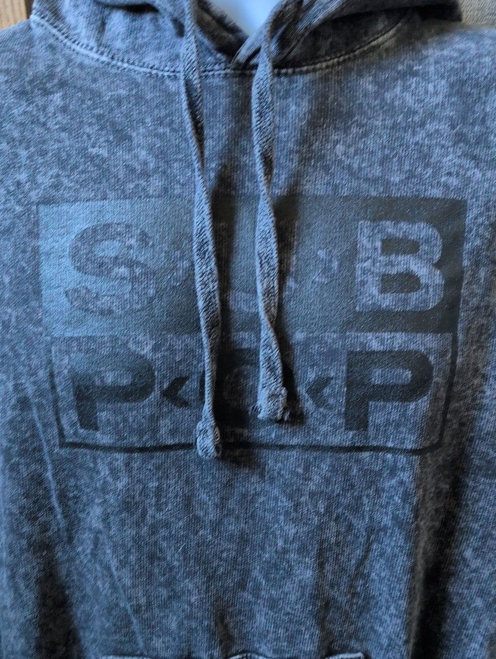 Y2k Subpop Records Acid Wash Hoodie Est. M