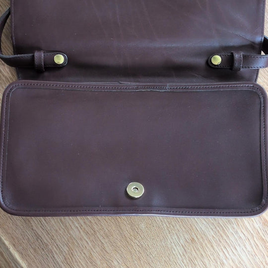 Coach Tribeca Vintage Convertible Bag In Dark Brown