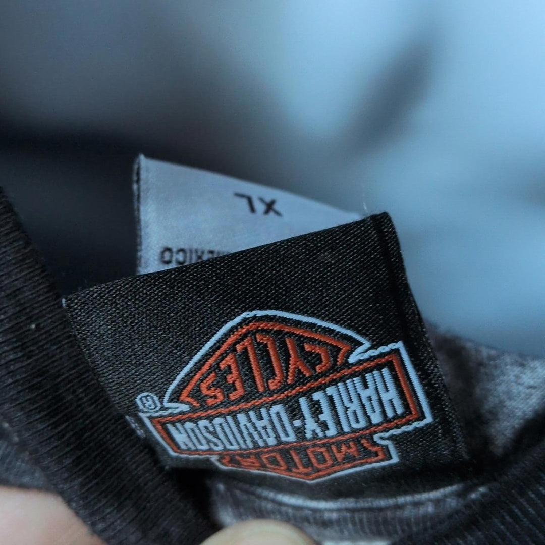 Harley Davidson Cancun Mexico Acid Wash Tee - XL