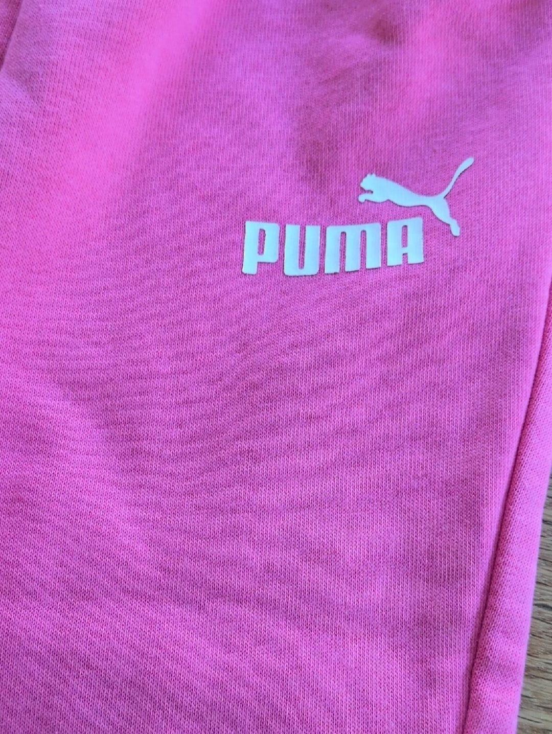 Girls Pink Puma Sweatpants Size. 6-12 Mo