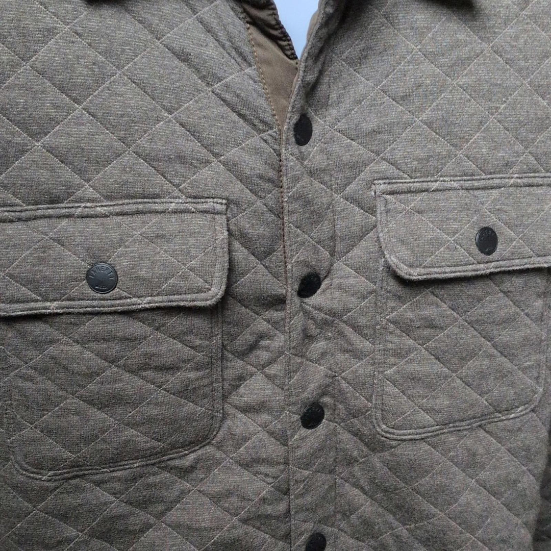 Faherty Epic Quilted CPO in Olive Melange - XS/S
