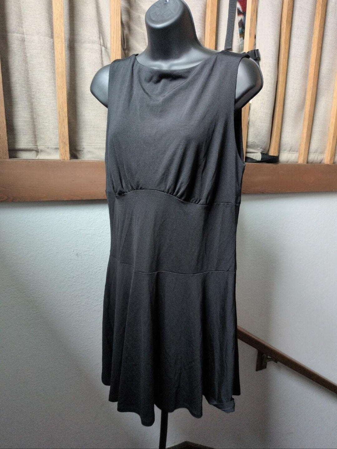 Express High Crew Neck Compression Dress - L