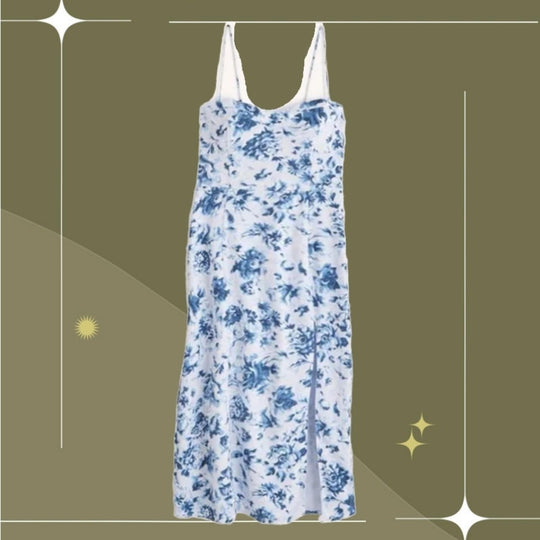 Abercrombie And Fitch High Slit Camille Midi dress - XXL