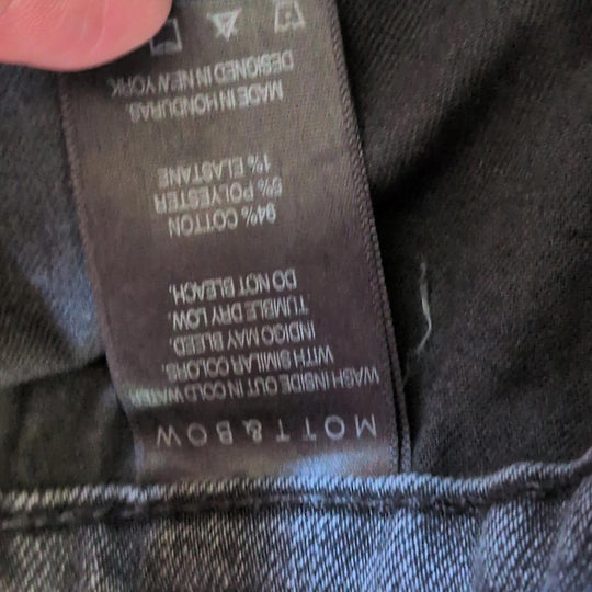 Mott And Bow Mom Dark Gray Jean - 32x28