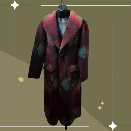 Tasha Polizzi Long Sherpa Borderline Duffle Coat - Small