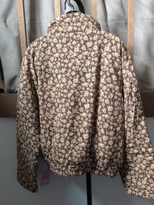 Ivy City Co Tasia Brown Floral Jacket - XL