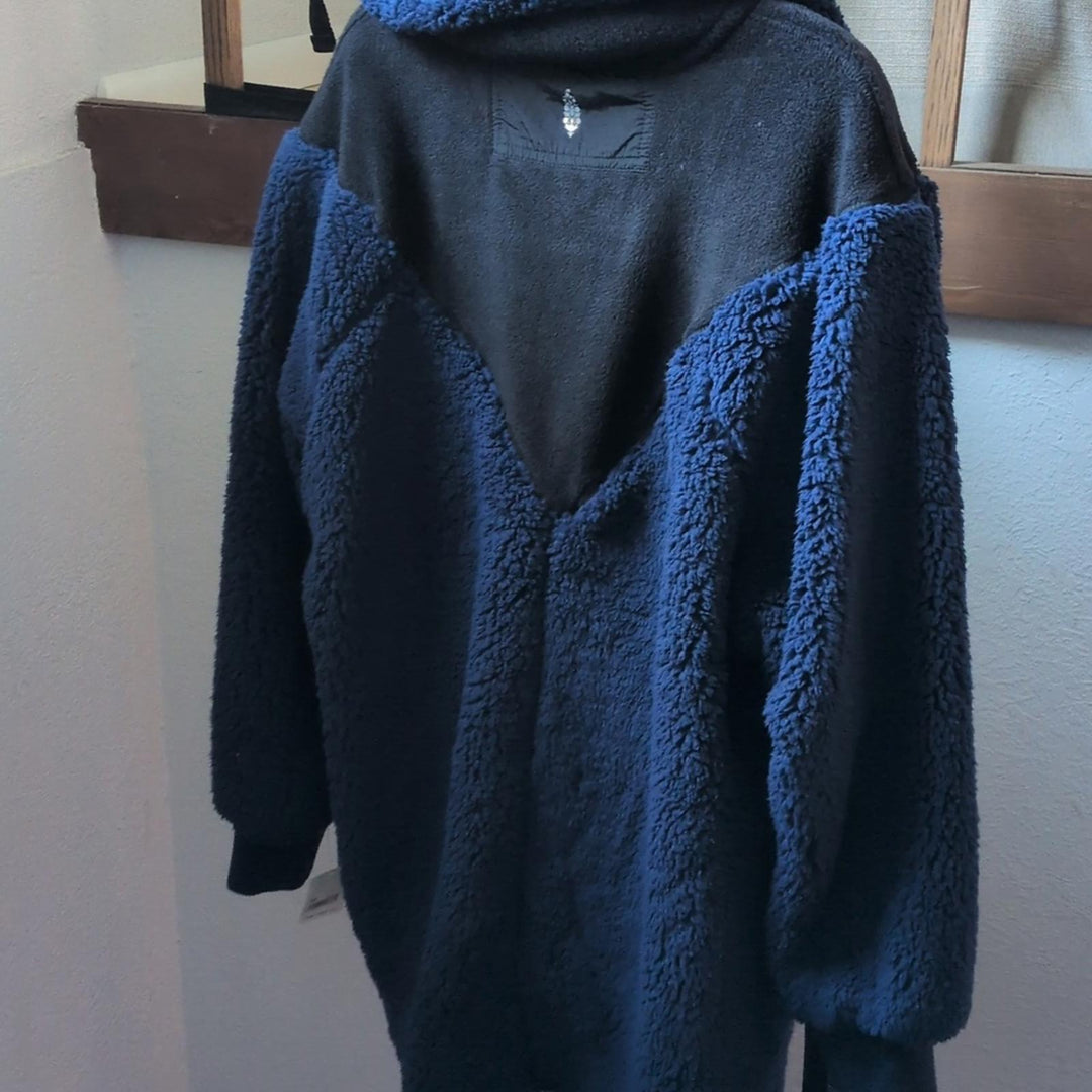 Free People Fall To Rise Quarter Zip Fleece - Medium