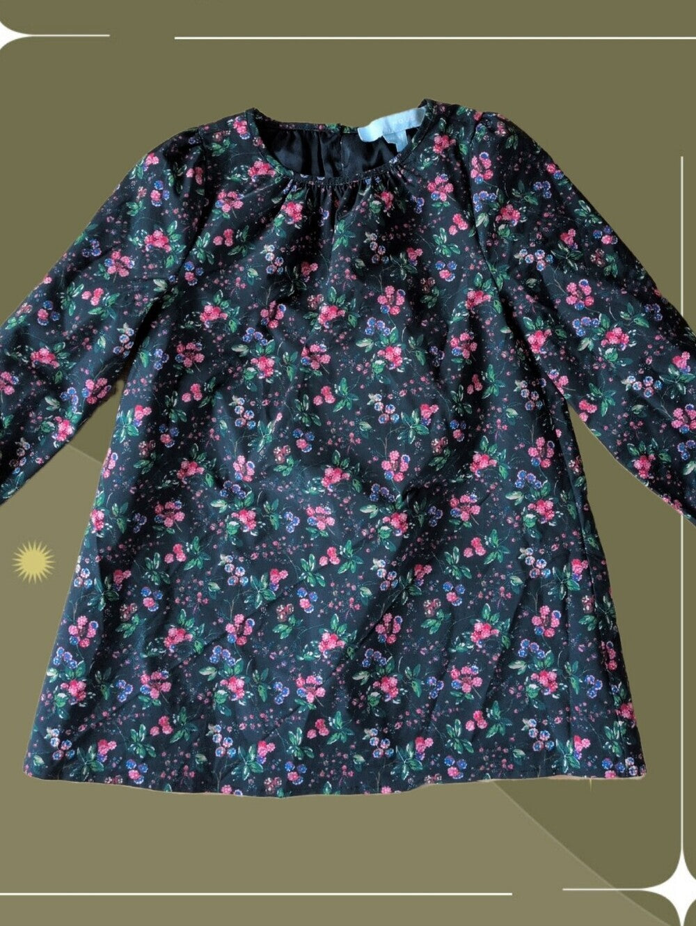 Hill House Home Tiny Eloise Dress in Multi Berry Floral - Girls 7/8