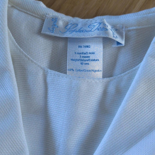Sophie Dess Boys French Layette -  3-6 Mo