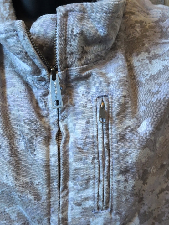 Carhartt Women's Washed Duck Sherpa-Lined Digital Camo Limited Edition Vest  - s