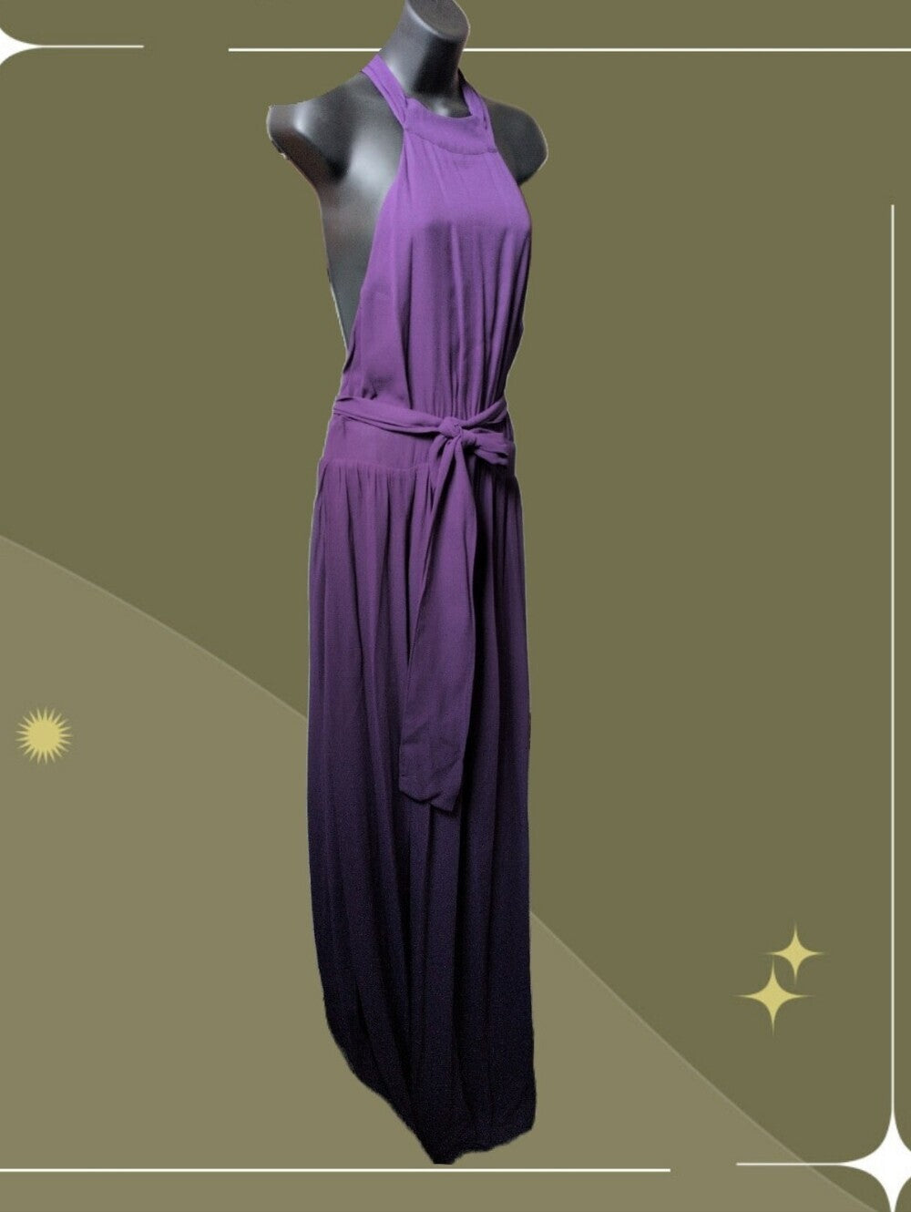 Reformation Andee Dress in "Raisin" deep purple size 10