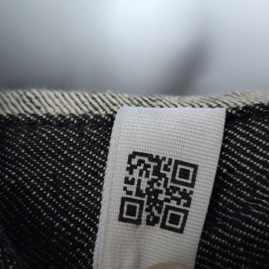 non SSENSE Exclusive Black &Gray Raglan Denim Jacket By Nonfiction - Medium