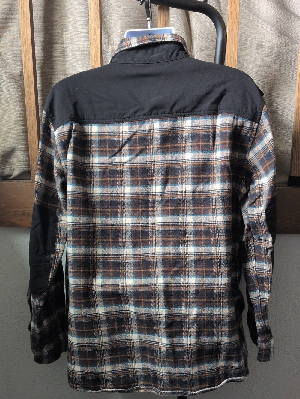 DICKIES Heavyweight Brawny Flannel Chocolate Brown Plaid - 2XL