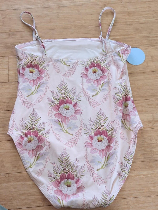 Hill House Giana One Piece Swimsuit In Paradise Floral - XL