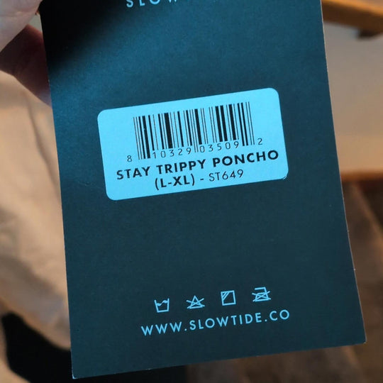 Slowtide Stay Trippy Changing Poncho - L/XL