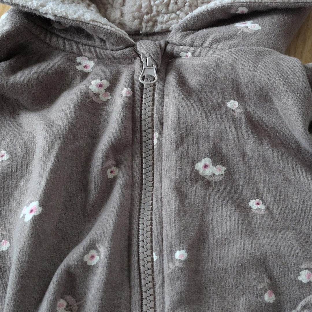 Jessica Simpson Kids Zip Up Floral Hoodie