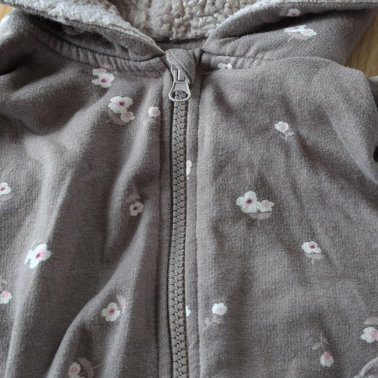 Jessica Simpson Kids Zip Up Floral Hoodie