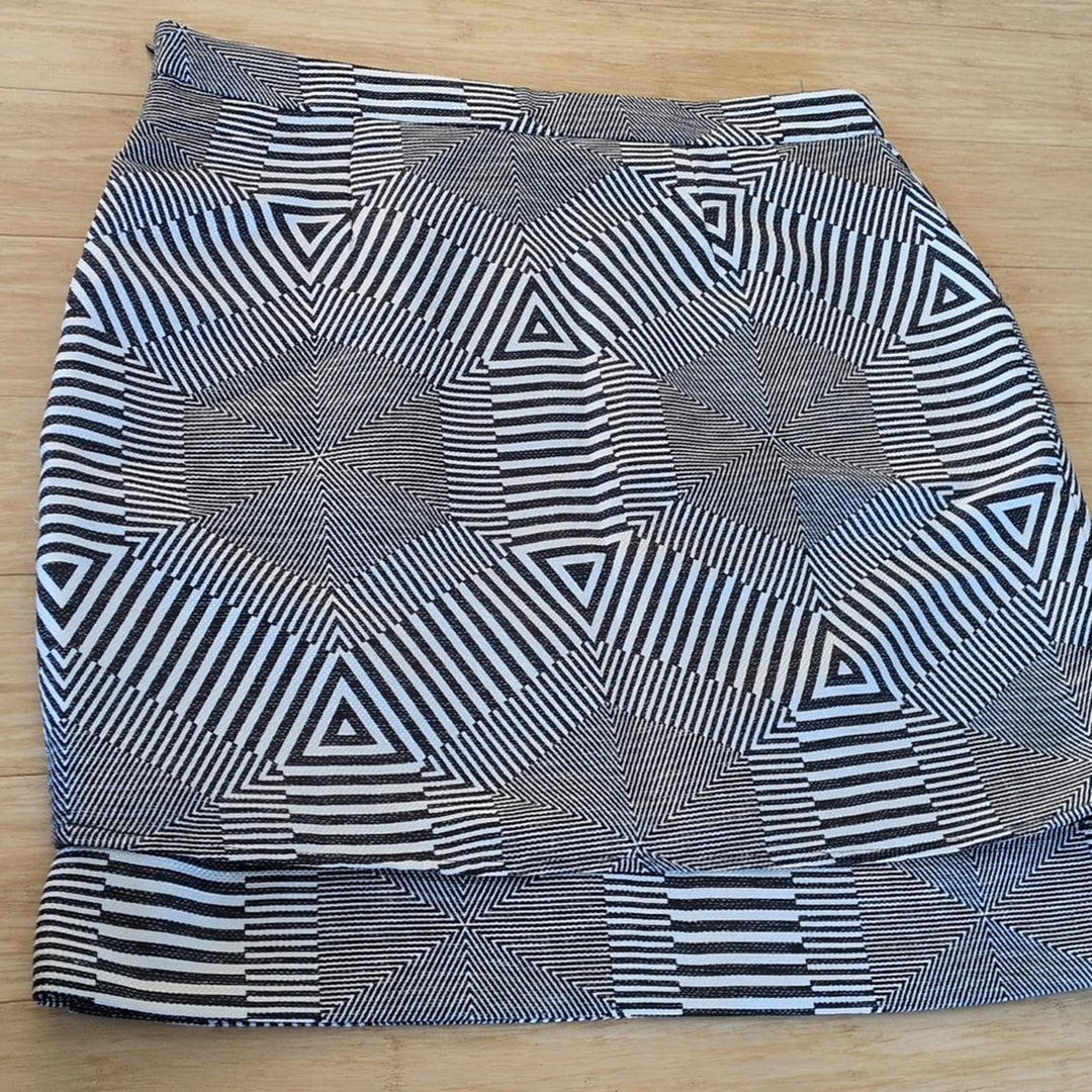 HD In Paris By Anthropologie Geometric Pencil Skirt - Large