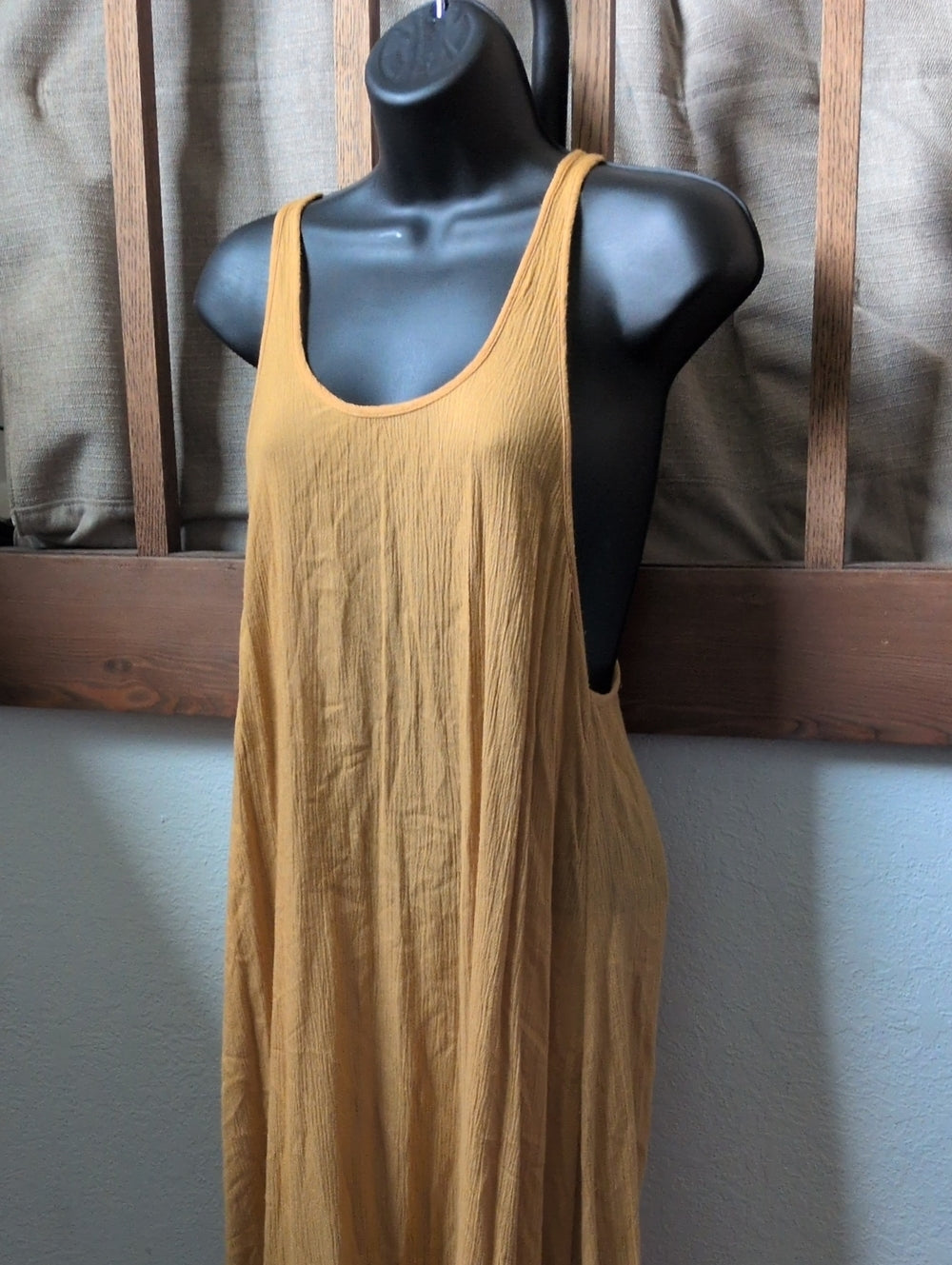 Free People One Beachy Raw Hem Midi Dress - XS