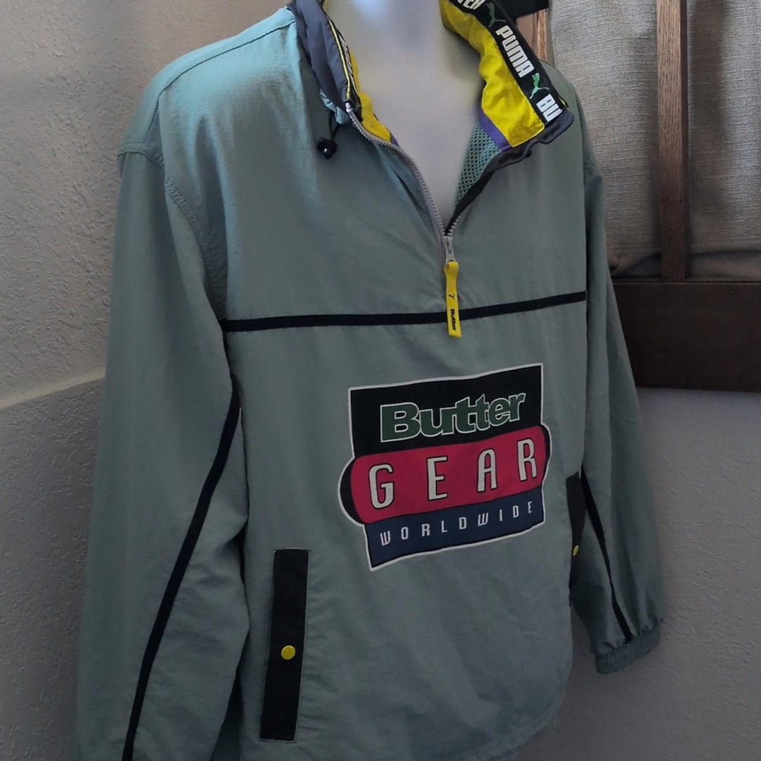 Puma x Butter Goods Lightweight Pop Over jacket  - Small