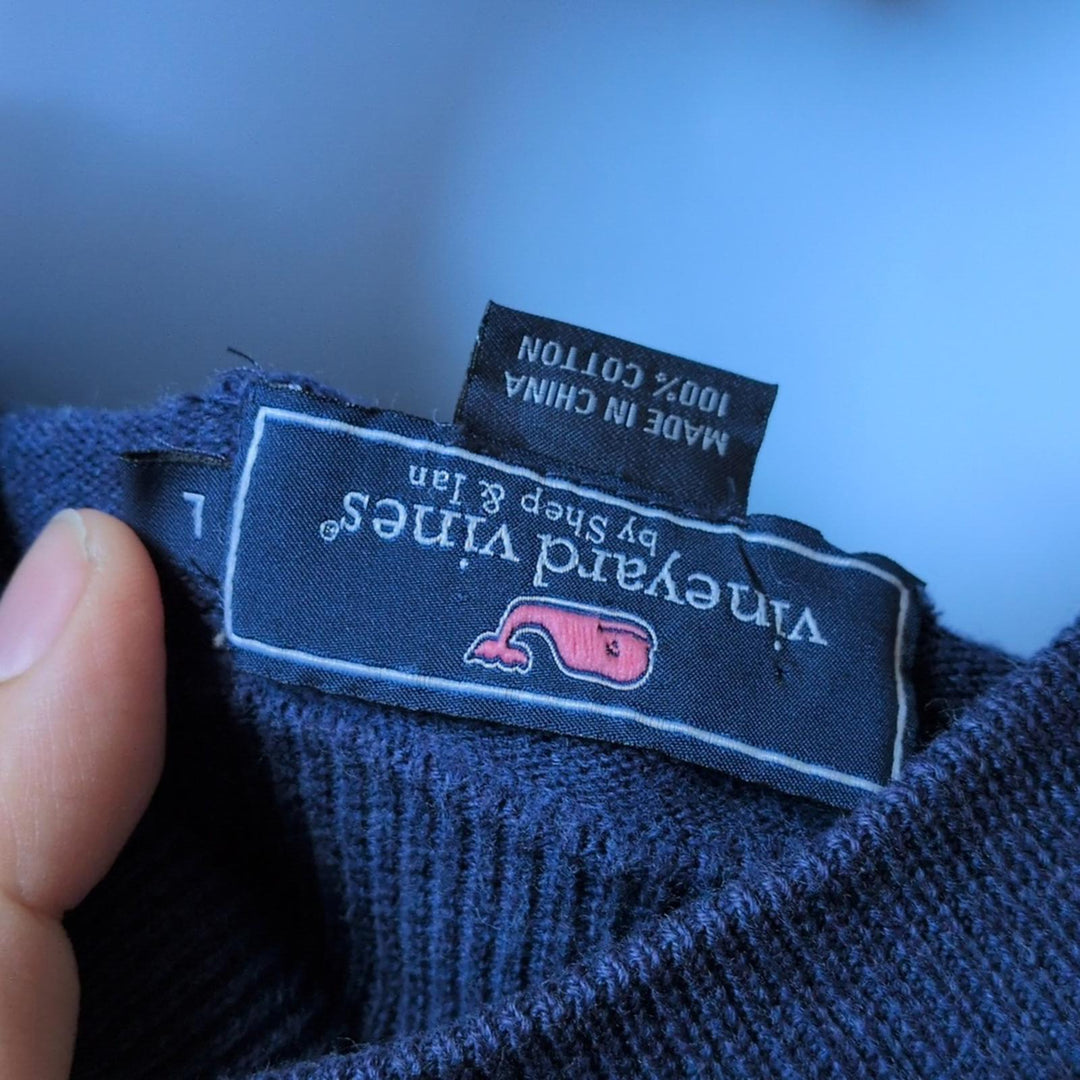 Vineyard Vines Quarter Zip Sweater - Large