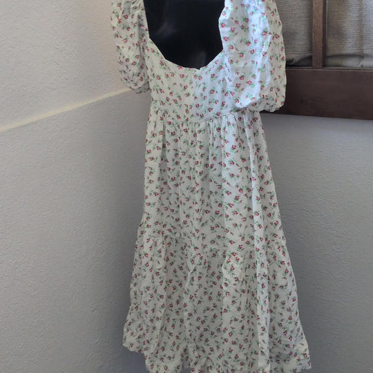 Selkie Madonna Dress In Shortcake Floral - XS