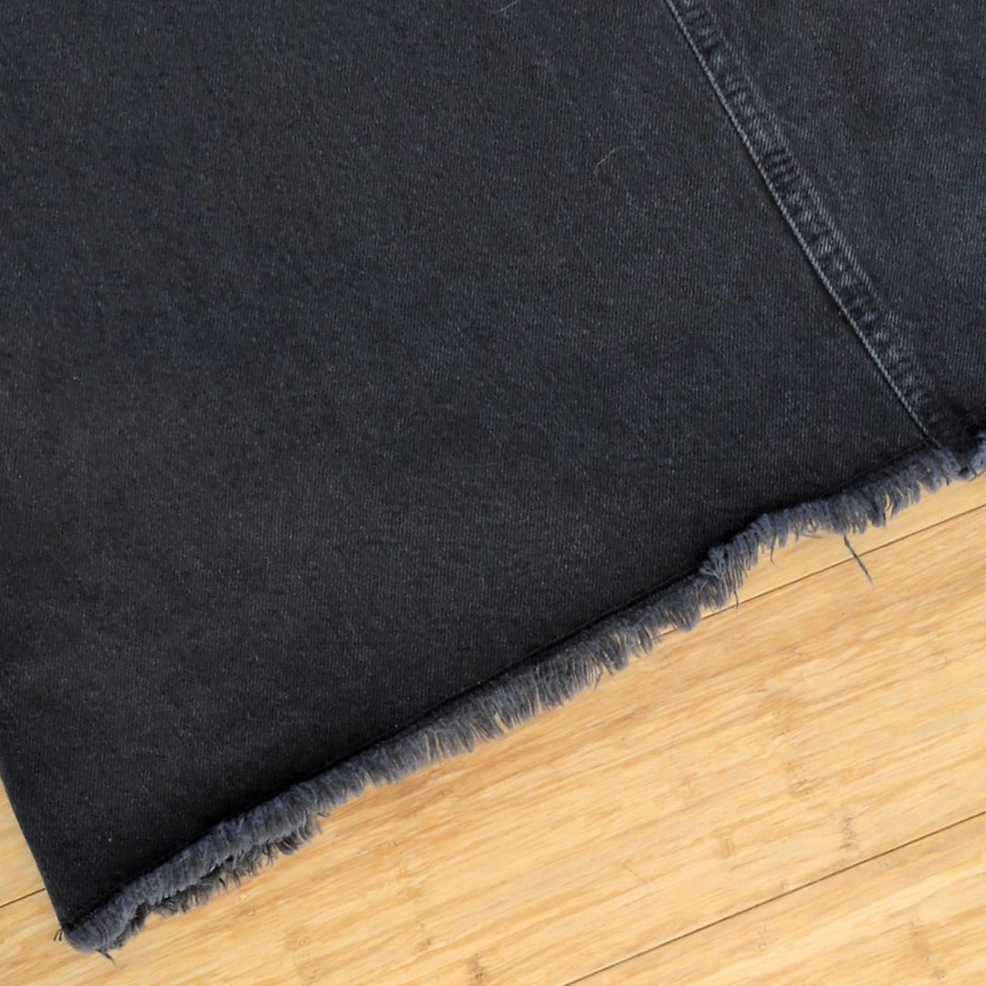 We The Free Come As You Are Black Maxi Denim Skirt - 0