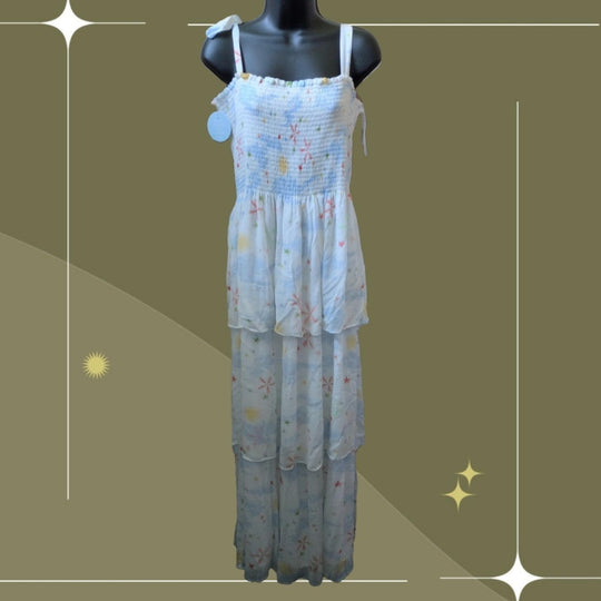 Hill House Elsie Nap Dress In Multi Celestial - Extra Extra Large