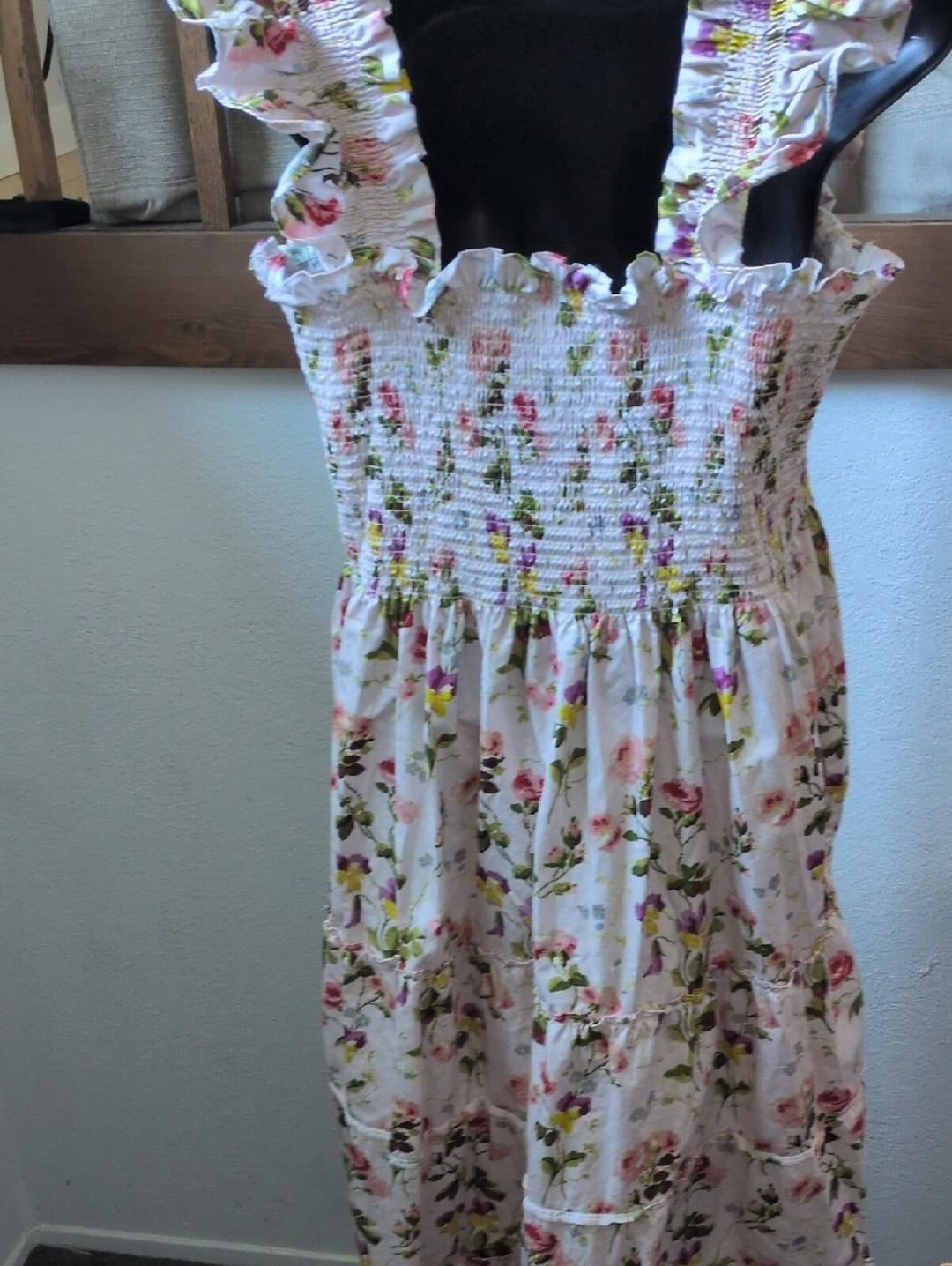 Hill House Home Ellie Nap Dress In Pink Blue bonnet Floral - XXXL