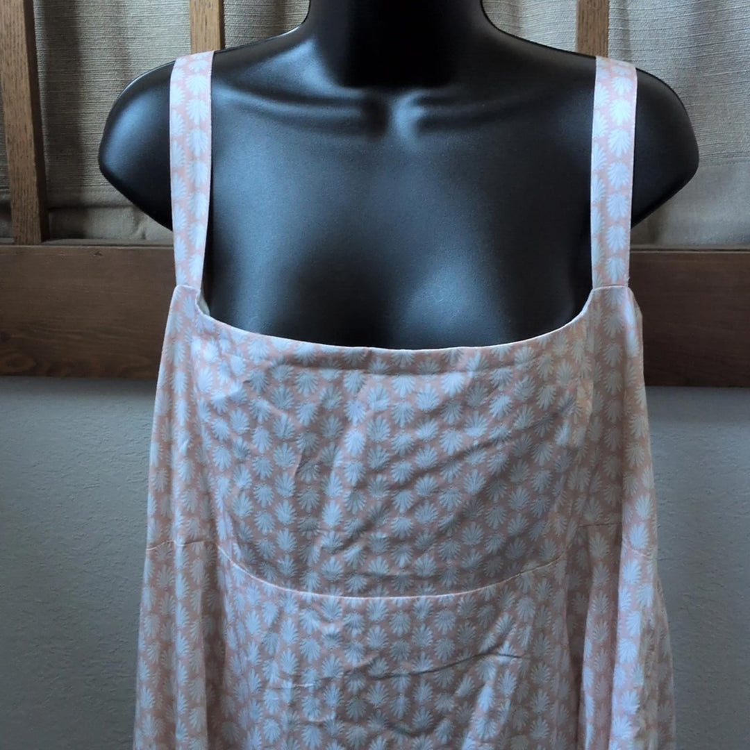 Hill House Home Rowena Dress Pink Pale Coral Shell - XXL