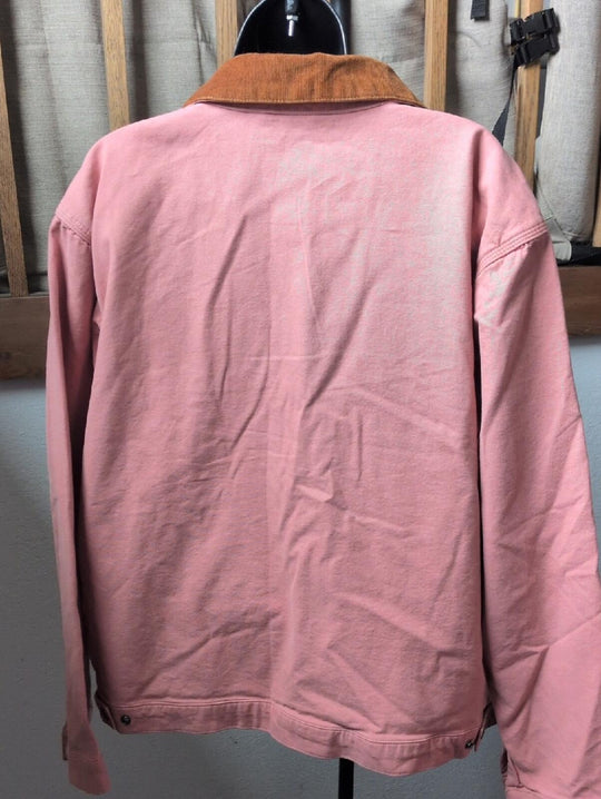 Women's Iconic Crawford Detroit Jacket In Pink/ Corduroy - L