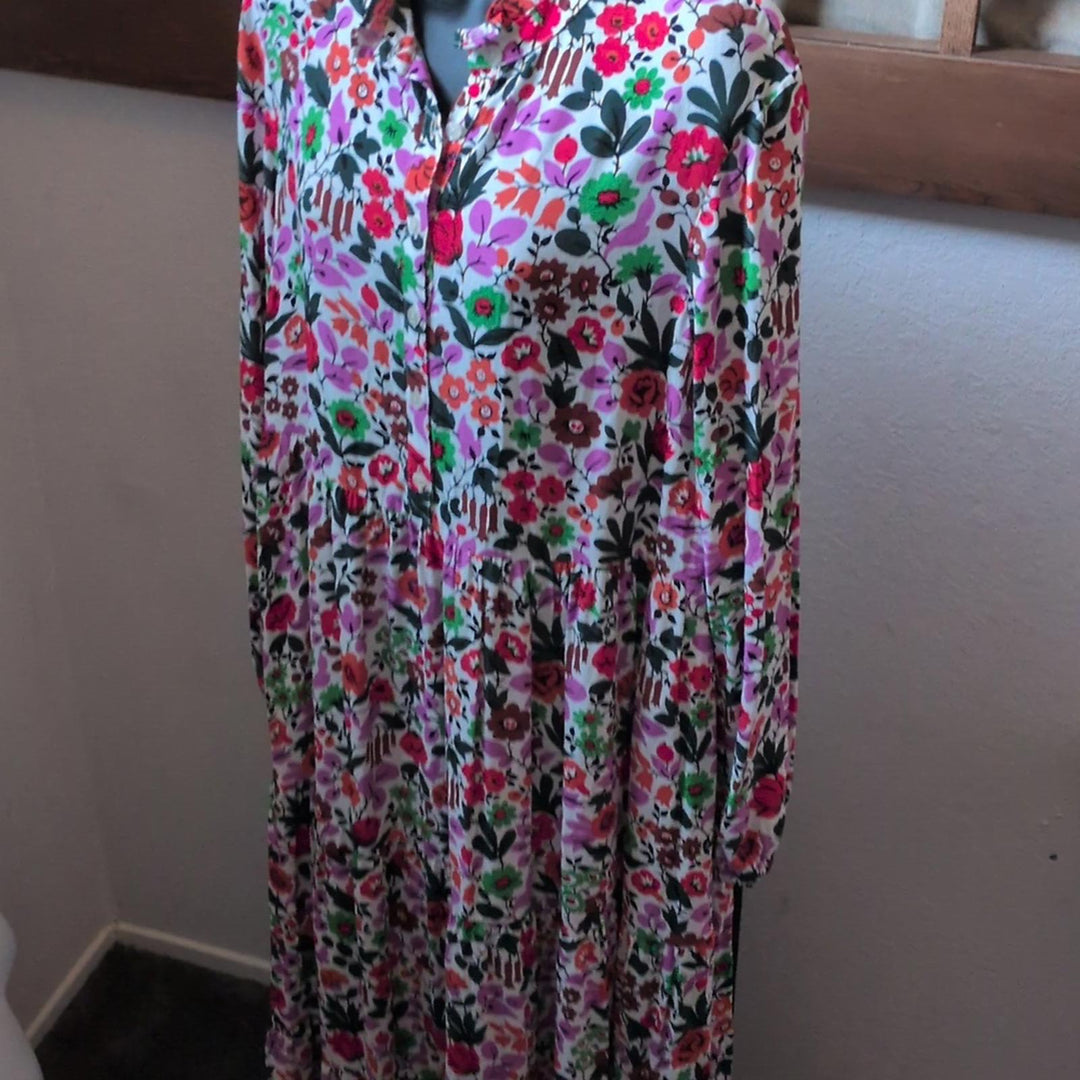 Boden Floral Maxi Dress - US 10