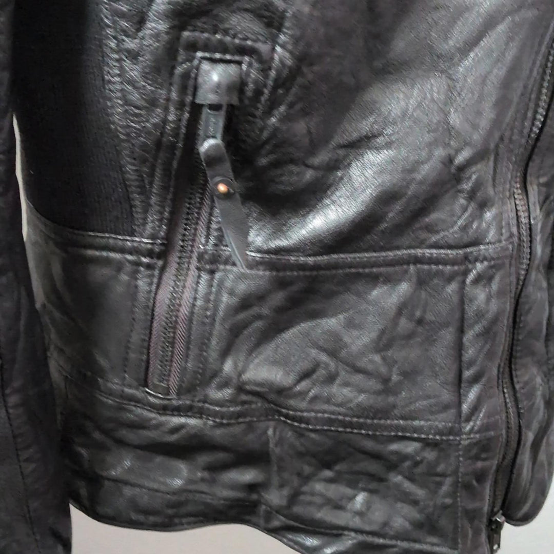 Women's Spy Luxe Denham Leather Moto Jacket