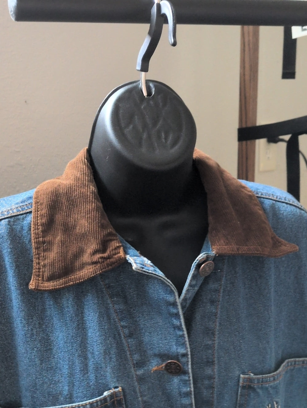 Vintage Embroidered Casey Coleman Denim Woodland Animals Barn Jacket - M/L