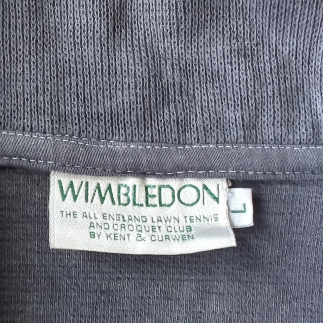 VINTAGE Wimbledon Tennis Quarter Zip Sweater