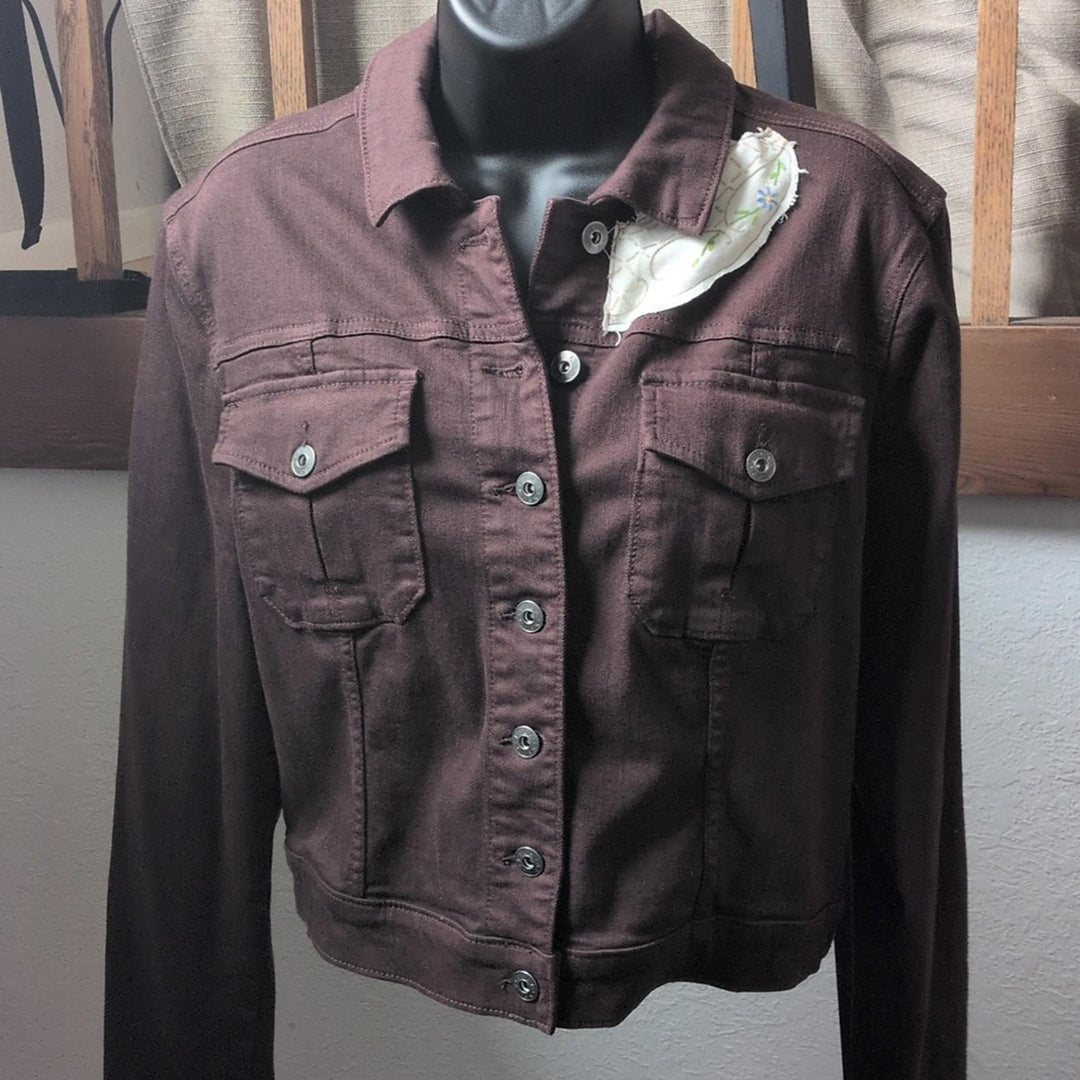 Upcycled By Unpacka Vintage Embroidery Jacket - Medium
