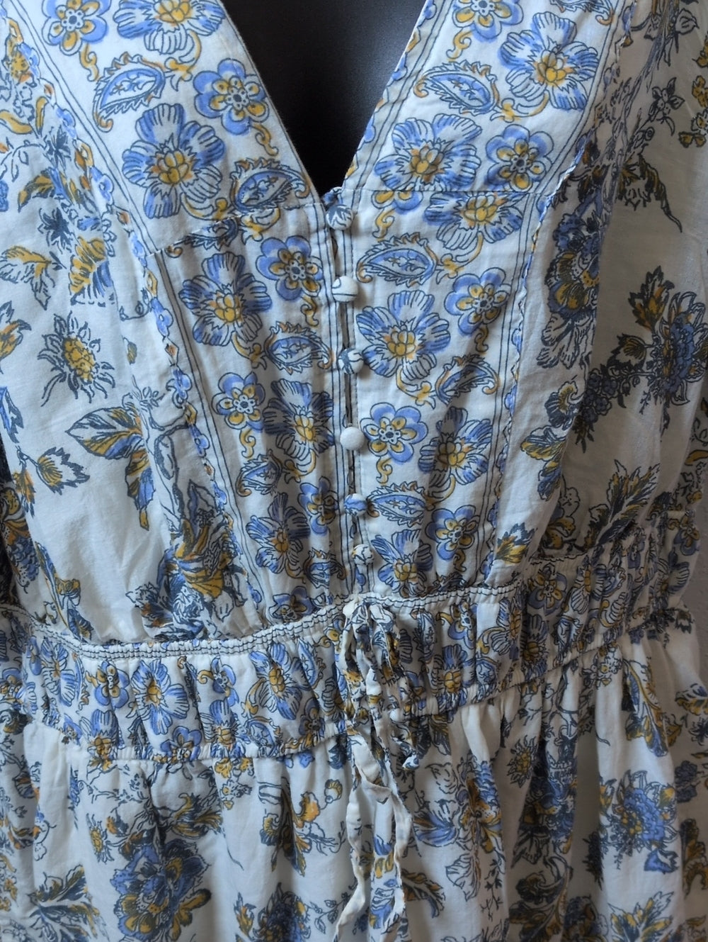 Lea Cotton Floral Midaxi Dress - 1XL