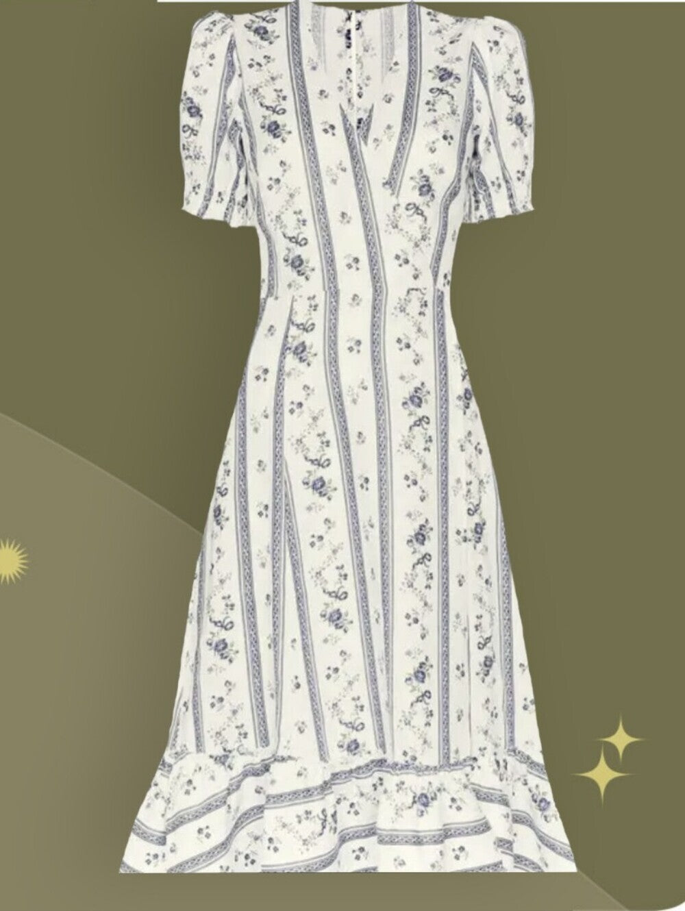 Reformation Veronika midi wrap dress - Medium
