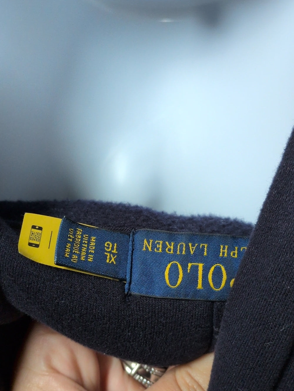 Ralph Lauren Polo hoodie  Old English font logo Hoodie - XL