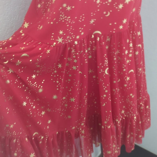 Limited Edition Blackmilk Red Stardom Bow Back Dress - XXL